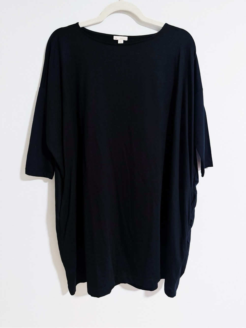 Gap - Black 3/4 Sleeve Trapeze Dress